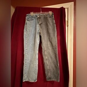 Women’s Two Toned Jeans Straight leg